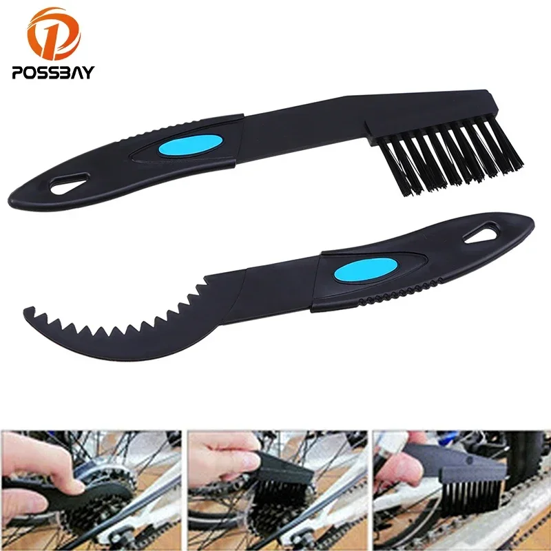 

POSSBAY 1Set Wheel Cleaning Brush Cleaner Tools Motorcycle Chain Cleaner Cycling Crankset Chain Brush Tool Gear Brush Cleaners