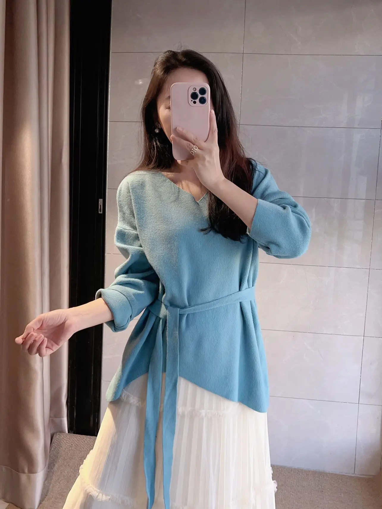 

Мягкий шерстяной вязаный свитер с V-образным вырезом, цвета пейсли, романтичный стиль, женский модный комплект с длинными рукавами, зимняя одежда для взрослых