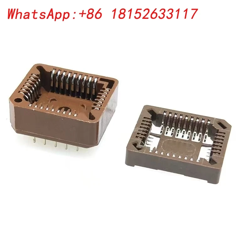 10 pz PLCC28 PLCC32 PLCC44 PLCC52 PLCC68 PLCC84 Spille PLCC SMT DIP tipo IC Presa Adattatore PLCC Convertitore MM
