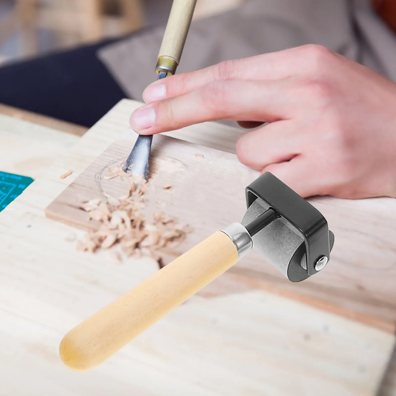 

1 set Wood Carving Tool Kit Printmaking Ink Roller Printmaking Roller Stamp Making Art Craft Baby Beginner Professional