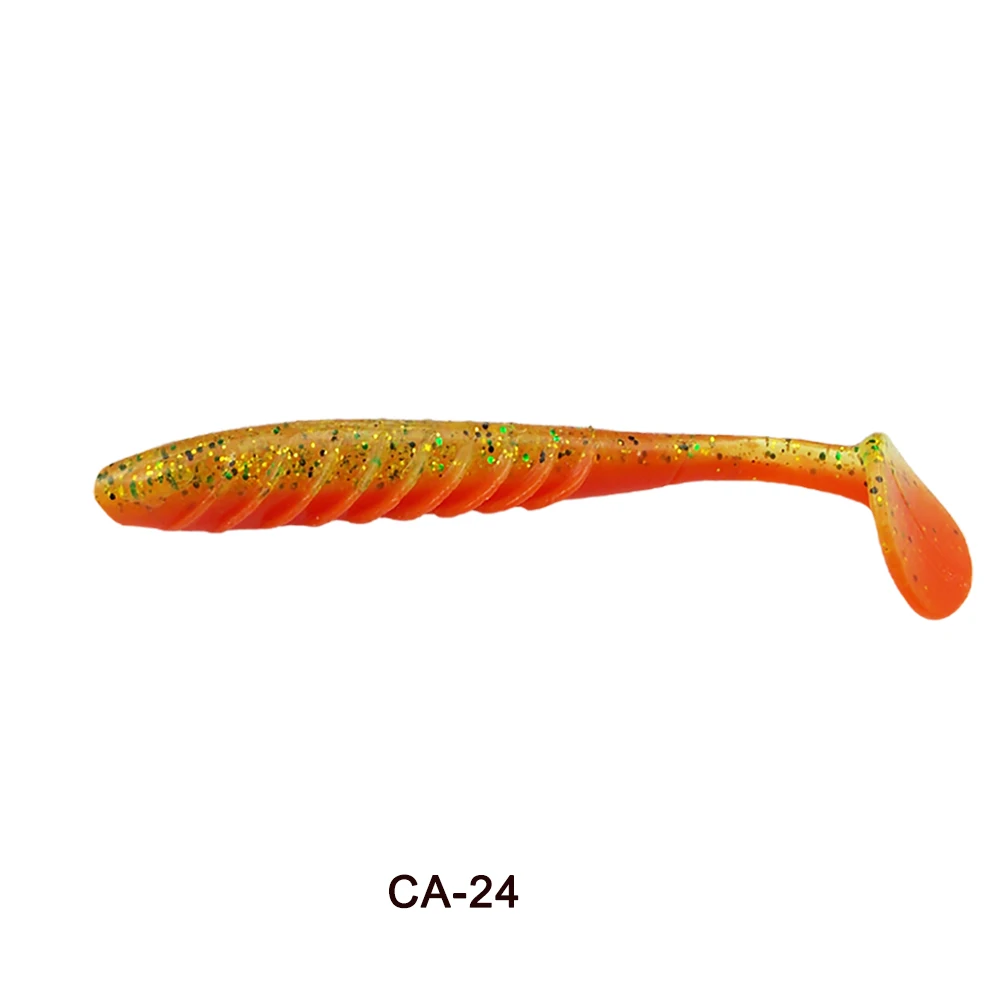 ESFISHING Angelköder Ripple Shad 100mm 125mm 70mm Weicher SwimBait Meeresangeln Plastikköder Hecht Barsch Pesca