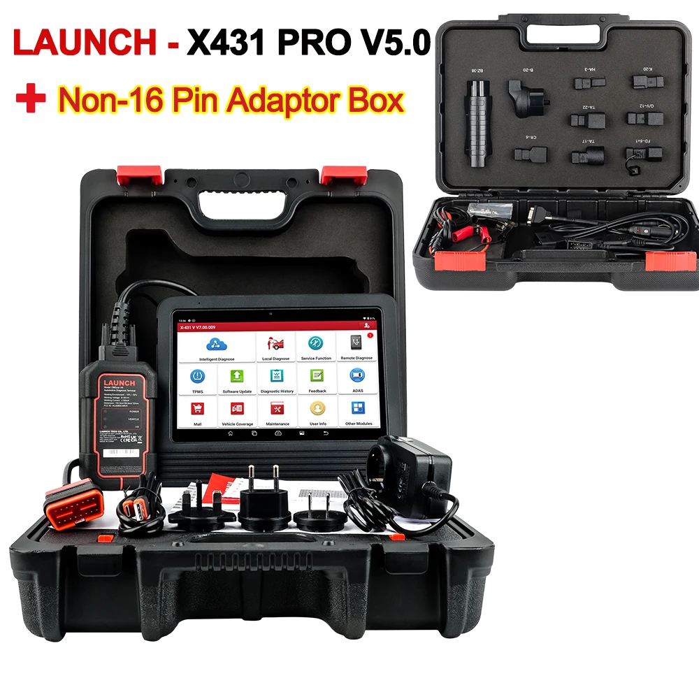 LAUNCH X431 PRO V5.0 車診断ツール DBScar VII VCI CAN FD DOIP 自動