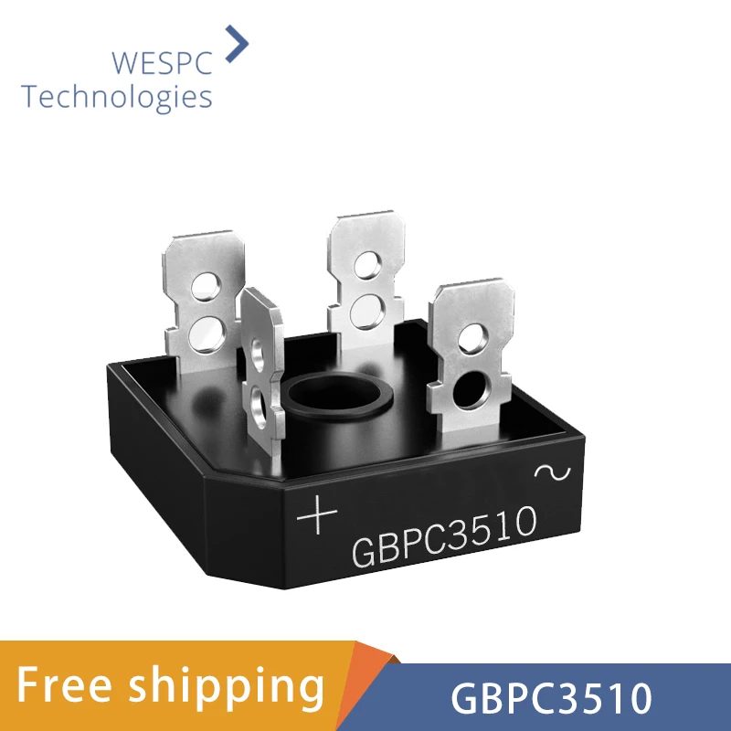 GBPC3510 Single Phase Bridge Rectifier 35 Amp 1000V GBPC Bridge Diode