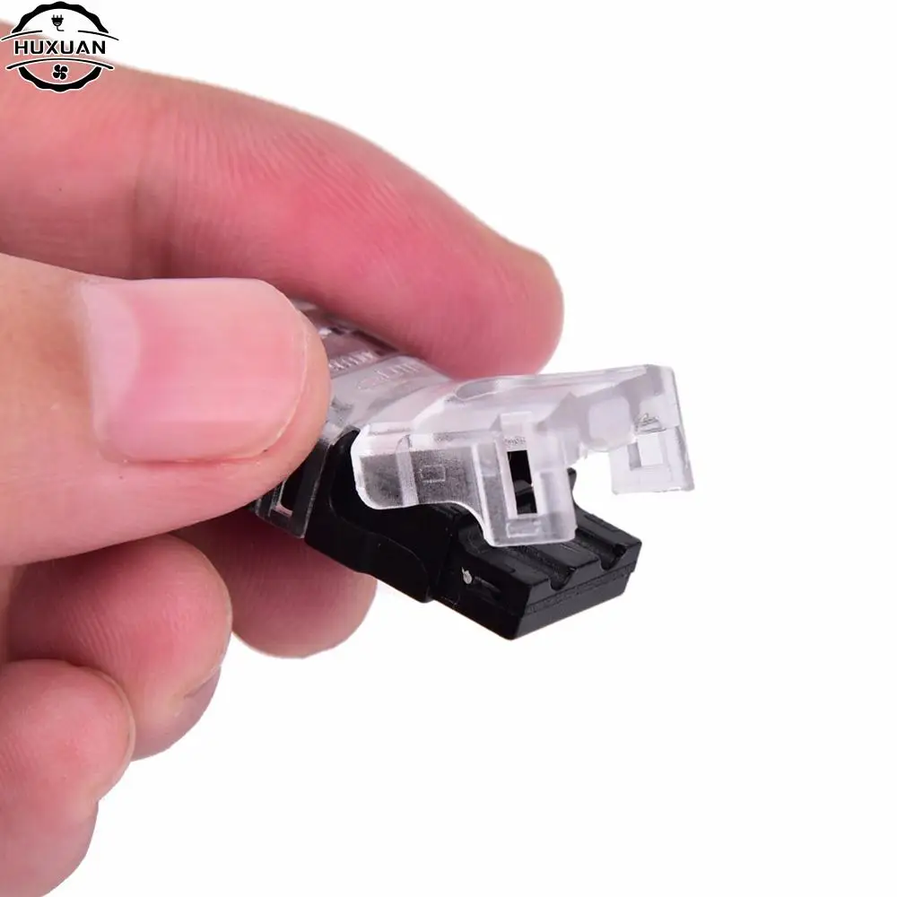 New 2pin LED Strip to Wire Connector for 8/10mm Single Color IP65 Waterproof SMD 5050 5630 LED Tape Light Connection Conductor