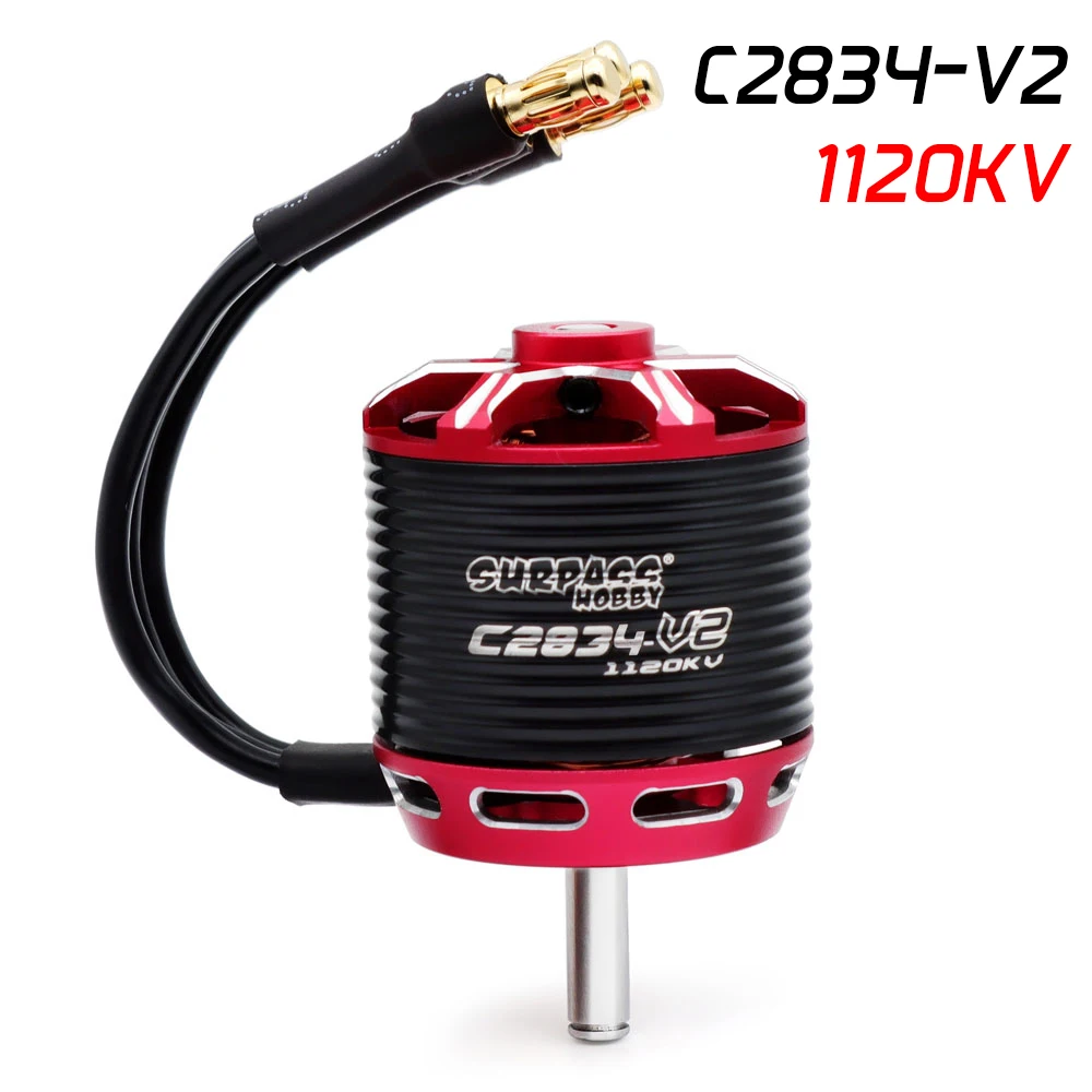 OVERTREFFEN HOBBY RC Borstelloze Motor Outrunner C28/C35/C42/C50 Serie Flier V2 14 Polen CNC voor Alle Vaste Vleugelvliegtuigen Model - afbeelding 1