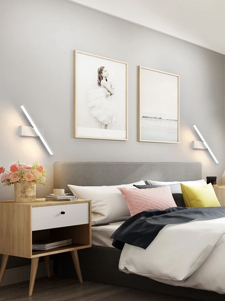 NEW NEWNEW Wall Lamp, Bedroom, Bedside Lamp, Modern, Simple And Luxurious Nordic Living Room Background, Wall Lamp