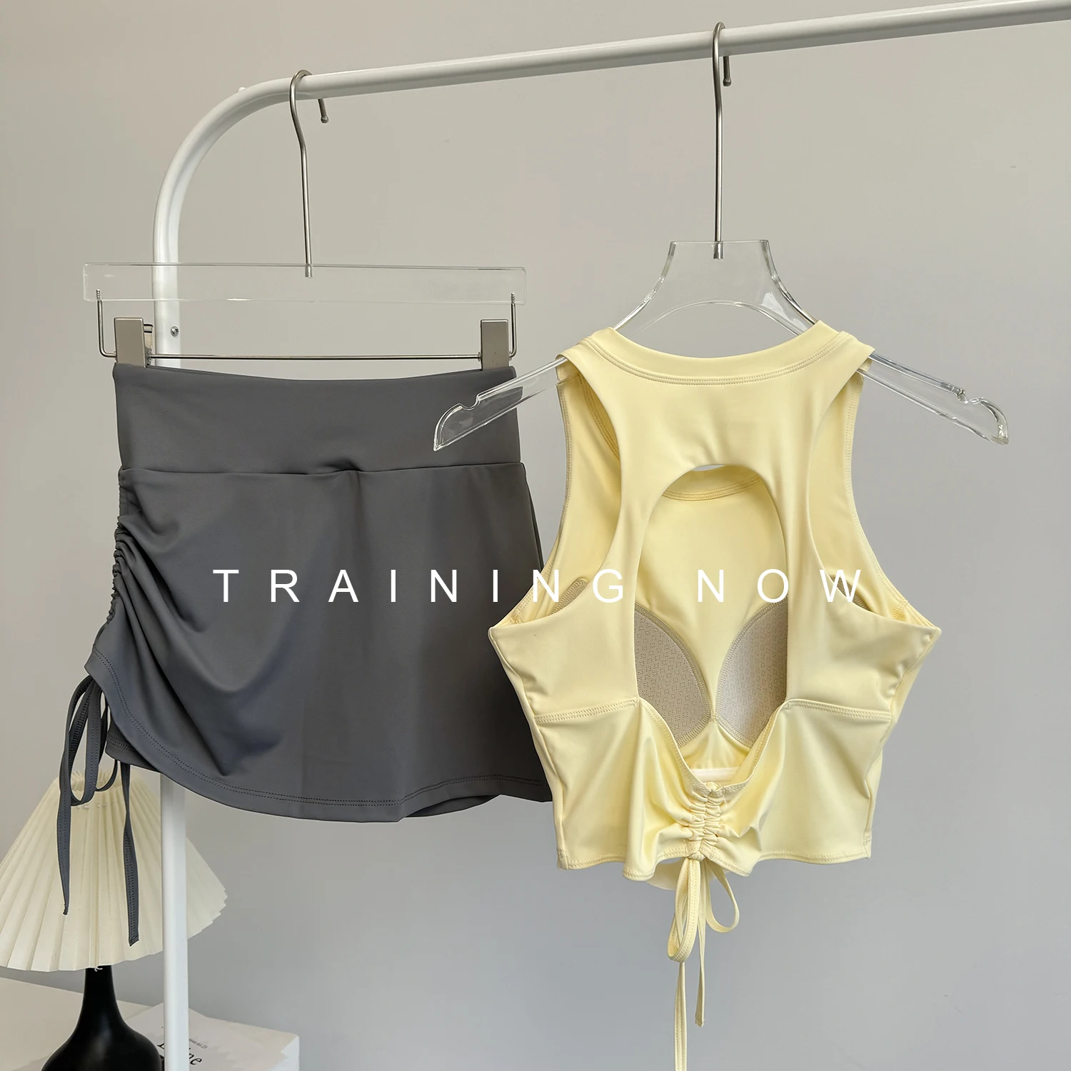 

Badminton sports suit for women in summer wear fitness training running shock-proof vest high-value Pilates yoga suit