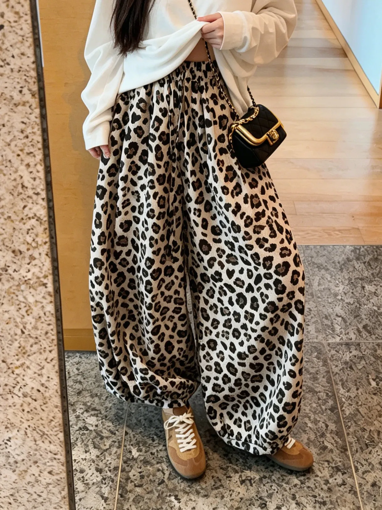 

High Waist Loose Wide Leg Casual Pants Skin-friendly Breathable Drapey Lazy Style plus Size Women's Summer Trousers