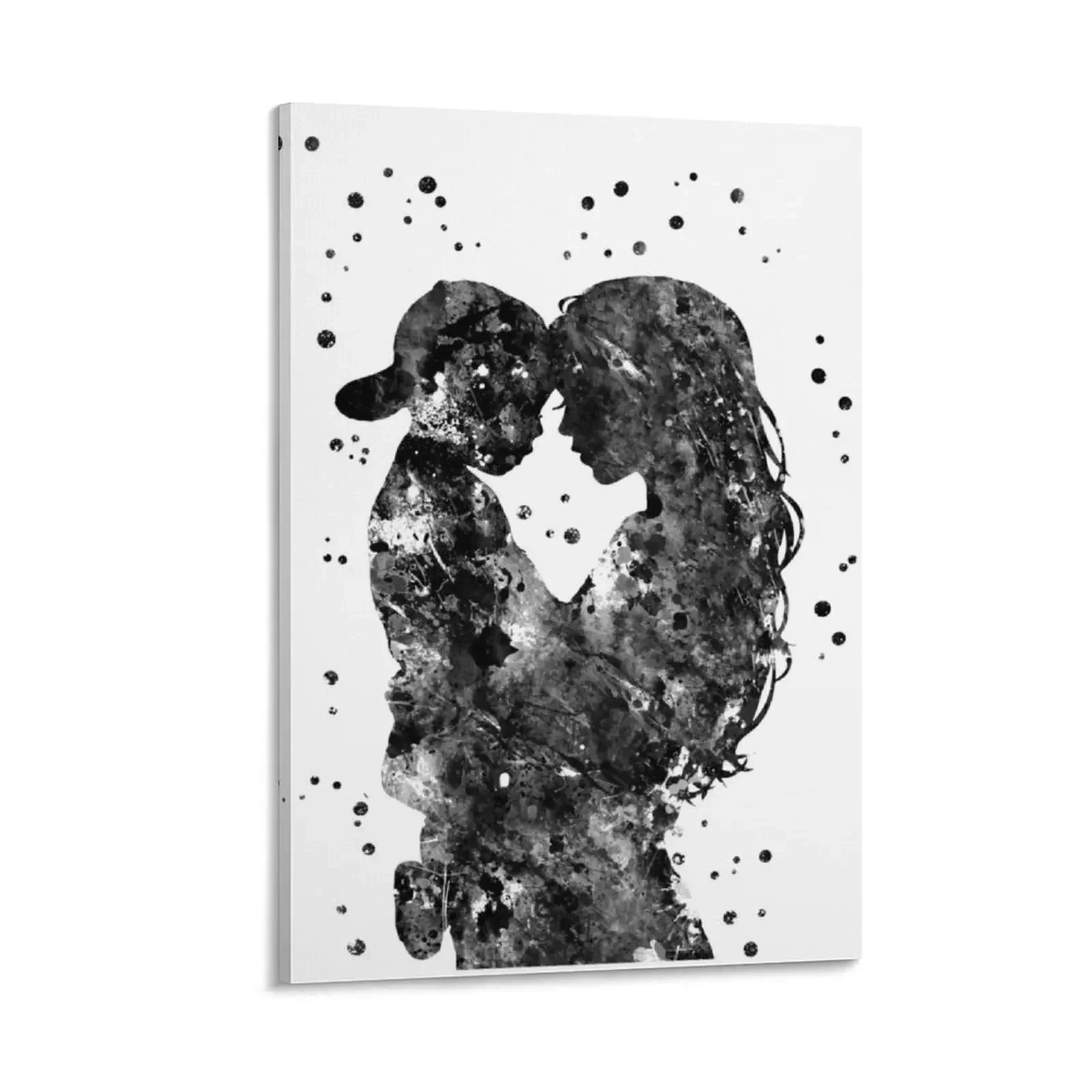 

Mother and son, mother with son, love art Canvas Painting room decors aesthetic home decorations and organization bedrooms decor