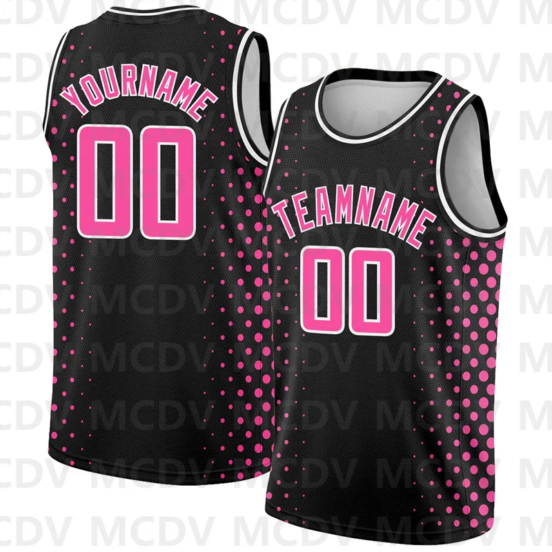 Custom Black Maroon-White Flower Authentic City Edition Basketball JerseyPersonlized Team Unisex Tops