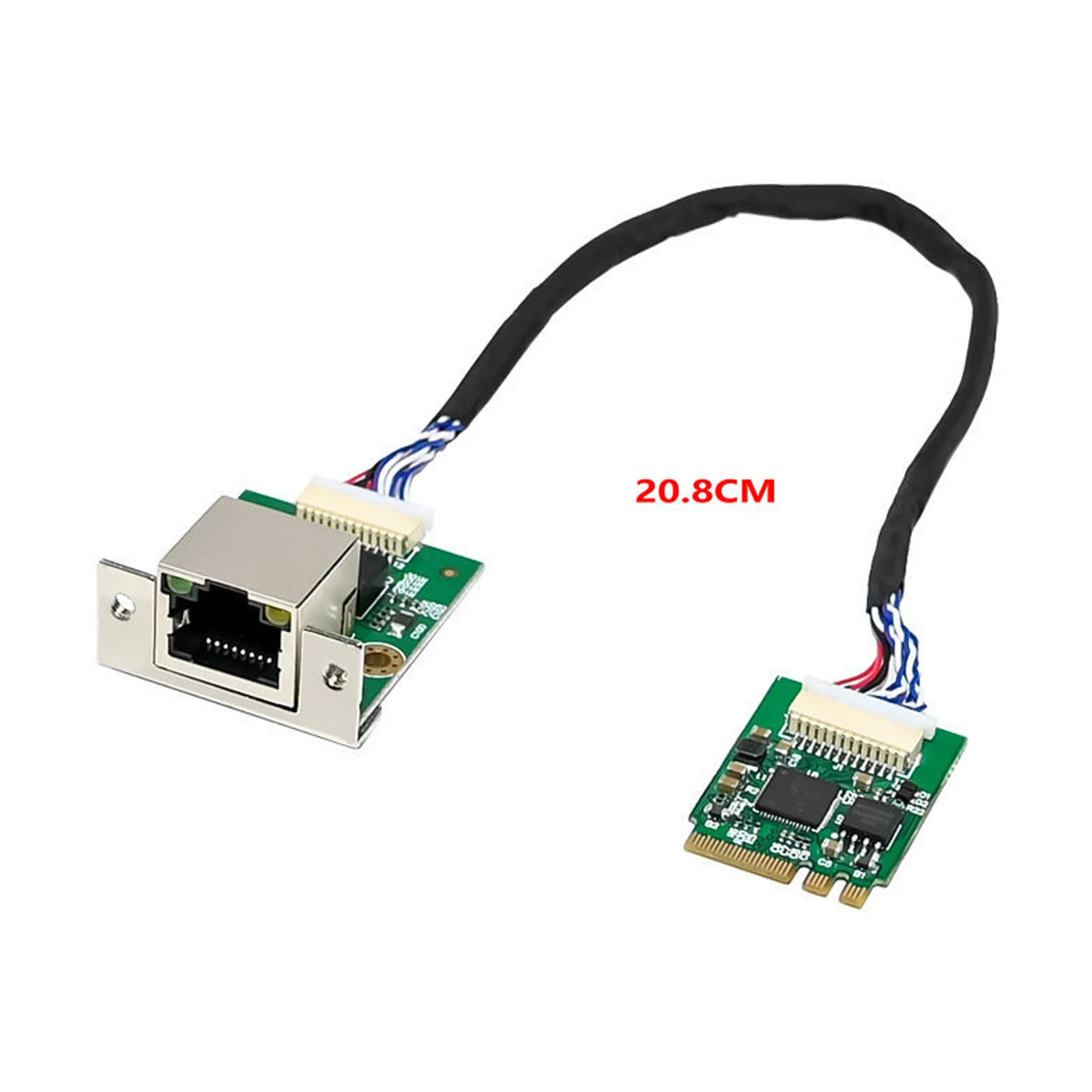 1 Piece M.2 A+E Key 2230 2.5GbE NIC Card Multi-Gigabit Ethernet Adapter Supports 2.5G 1G 100Mbps Network Transmission