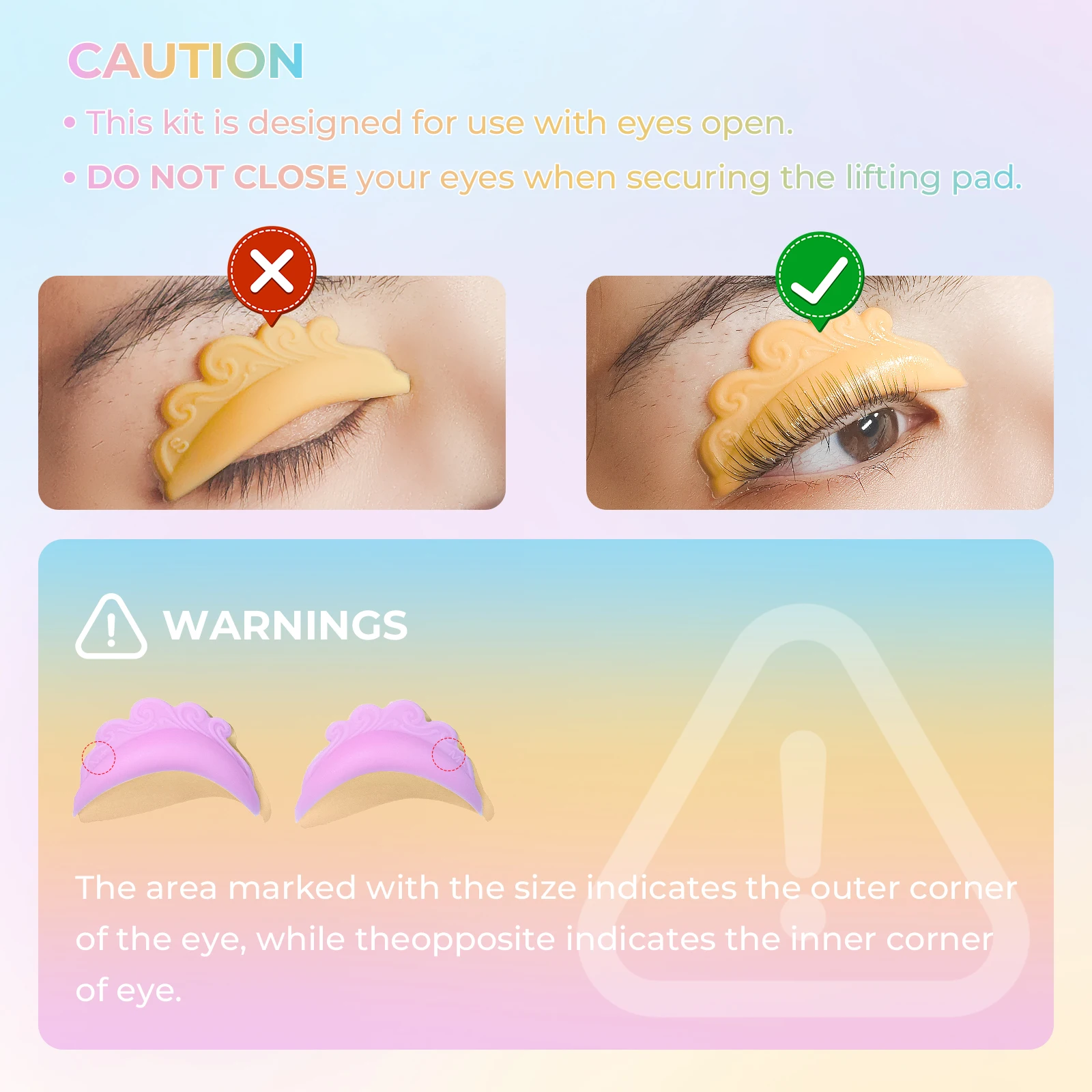 بيرمانيا 6 زوج رمش بيرم الوسادة لزجة جلدة قضيب درع رفع ثلاثية الأبعاد رمش لاش رفع الوسادة سهلة فتح العين تطبيق ماكياج أداة #4