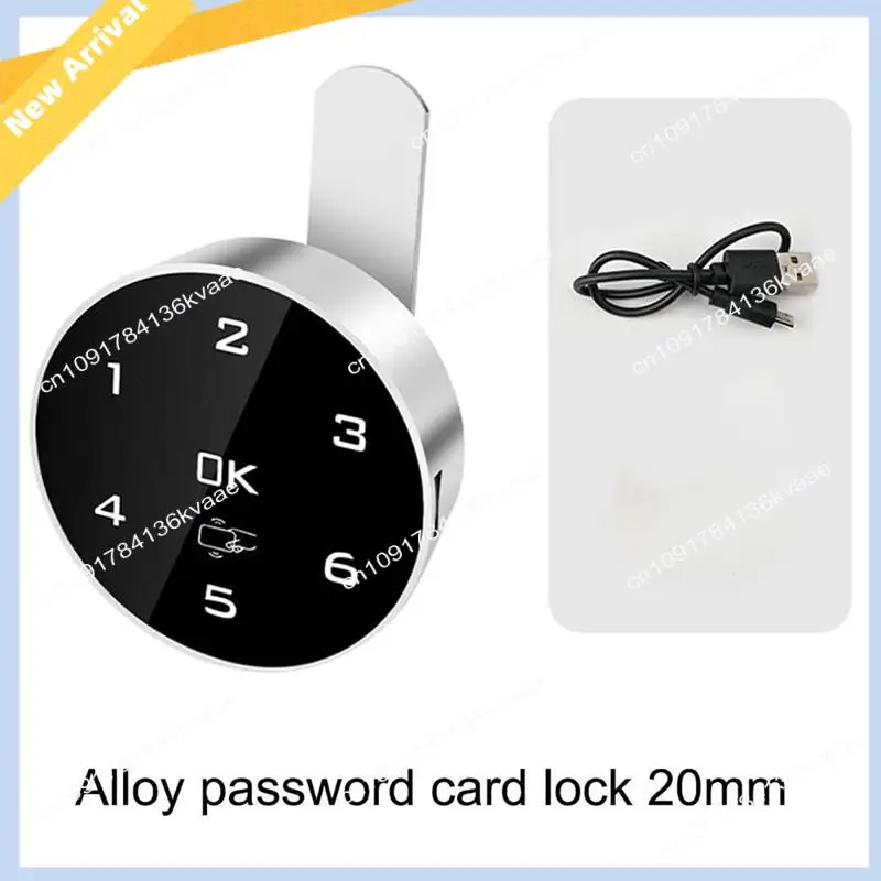 M01K Elektronisches Schließfach-Schrank-Zahlenschloss, intelligentes elektronisches Schrankschloss, schlüsselloses Türschloss, mit zwei Entriegelungsmethoden