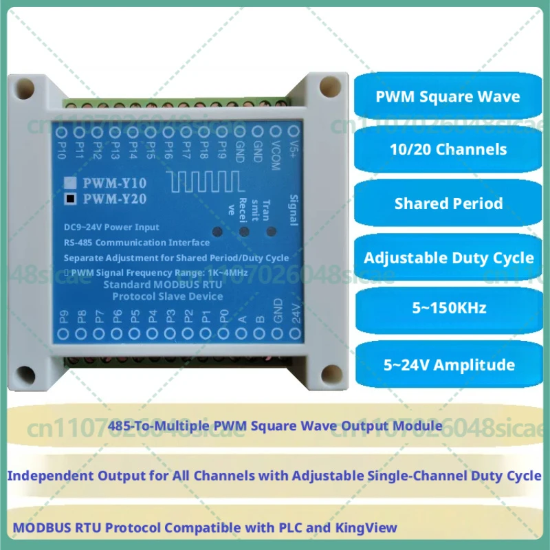 FOR RS485 to PWM Pulse Generator Multi-Channel Motor Servo Driver Controller