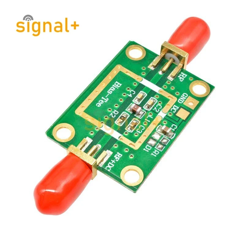 Bias Tee Wideband Frequency 10MHz -6GHz RF DC blocker for HAM radio RTL SDR LNA Low Noise Ham Radio Amplifier 10-6000 MHz