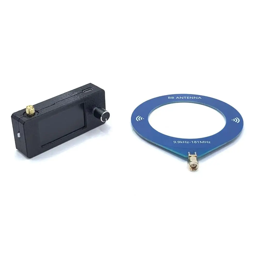 راديو محمول SI4732 0.5-108 ميجا هرتز مع هوائي LSB USB AM FM جيب راديو صغير 1.9 بوصة IPS شاشة HF SW MW VHF راديو