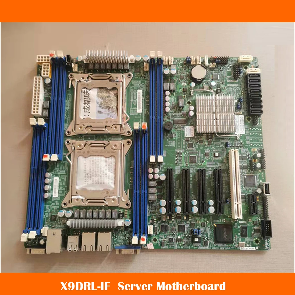 High Quality For Supermicro X9DRL-IF Dual X79 Motherboard LGA2011 Supports E5-V2 CPU Work Fine High Quality Fast Ship