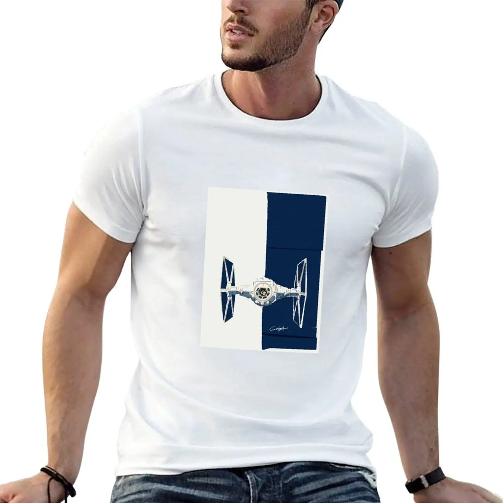 

tie fighter T-Shirt cotton t shirt man man t shirts high quality luxury brand T-Shirt