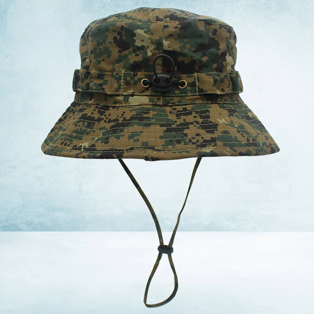 

Camouflage Bucket Hat Sun Hat For Outdoor Hunting Fishing Hiking Shade Size Coffee Camouflage
