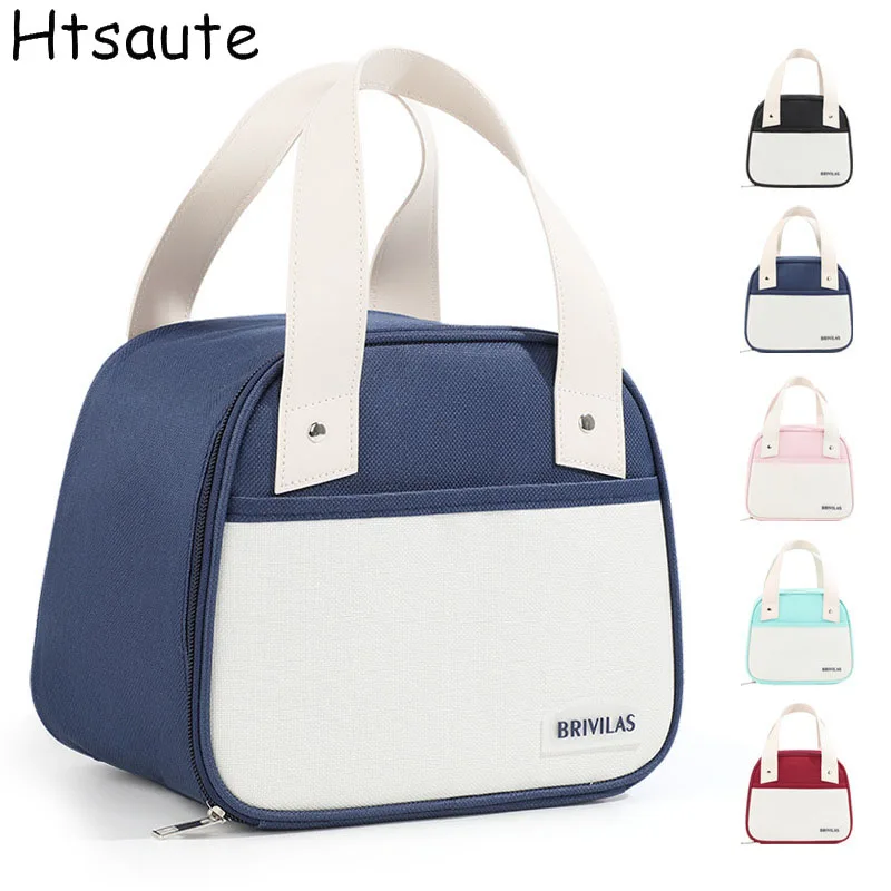 

New Lunch Bags for Women Reusable Insulated Lunch Box Quilted Puffer Tote Leakproof Durable Multi-functional Insulated Bag