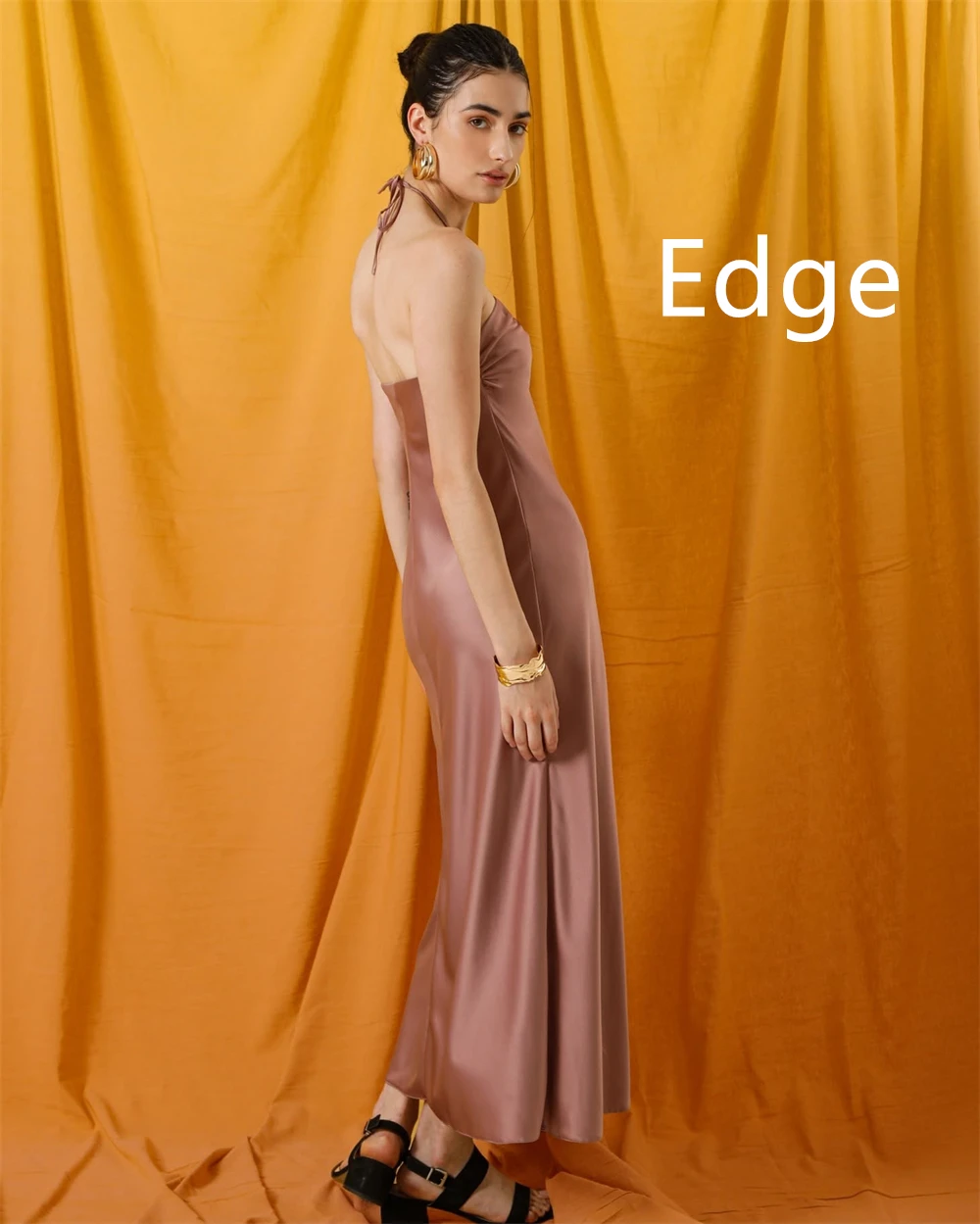 فستان سهرة أنيق مخصص من الساتان رسن رسمي بدون أكمام فستان حفلة موسيقية مزاجه سويب تراين فساتين مناسبة خاصة