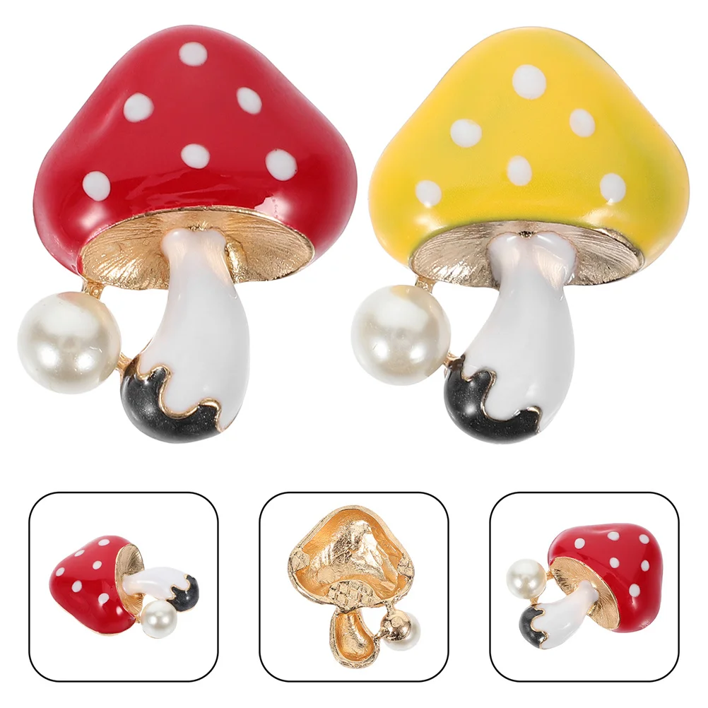 

10Pcs Air Freshener Vent Clip Mushroom Car Decor Alloy DIY Accessories for Car Interior Styling Auto Vent Decoration