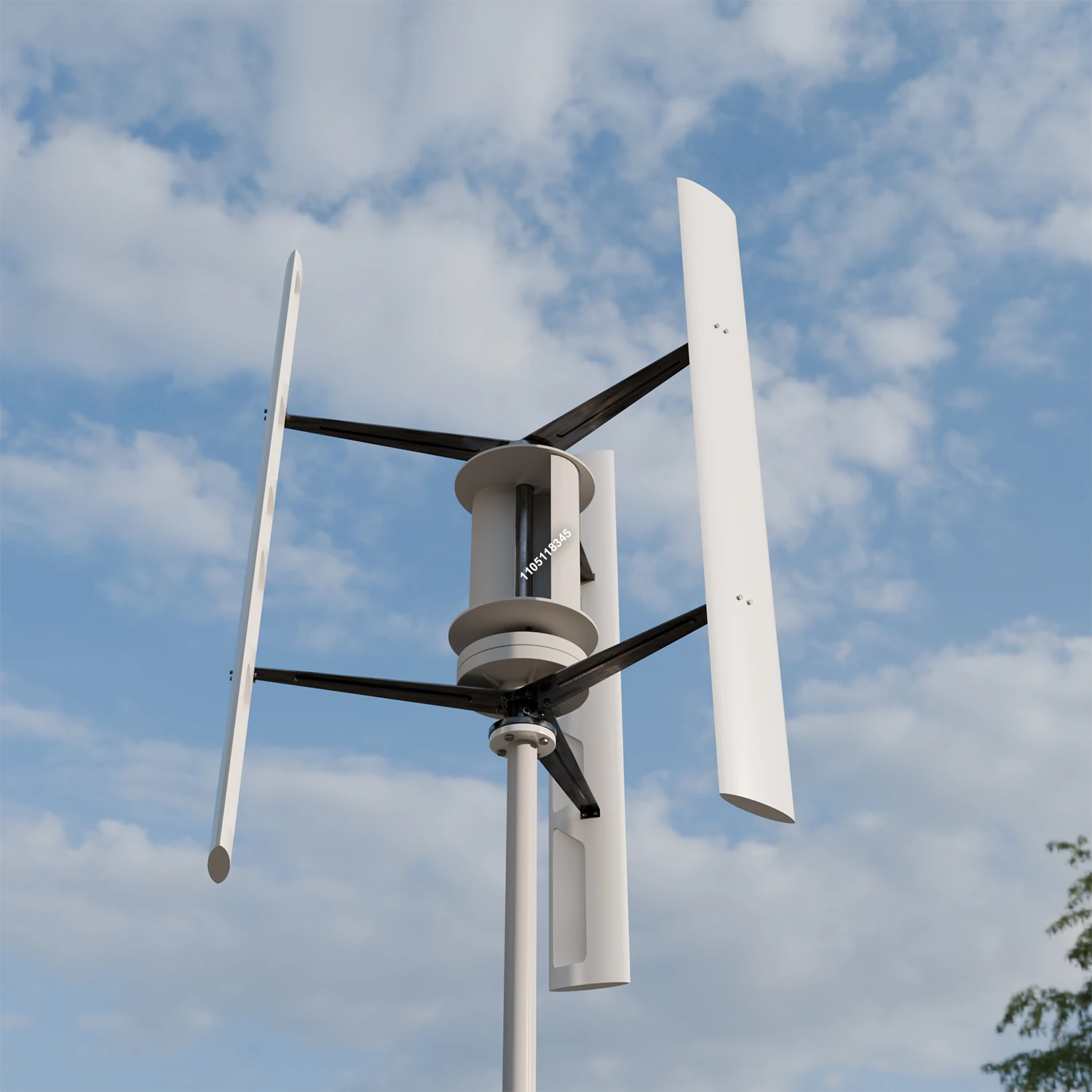 Wind Power Turbines Generator With MPPT Controller Low Noise Low Wind Speed Start Windmill Generator For Boat Hybrid System