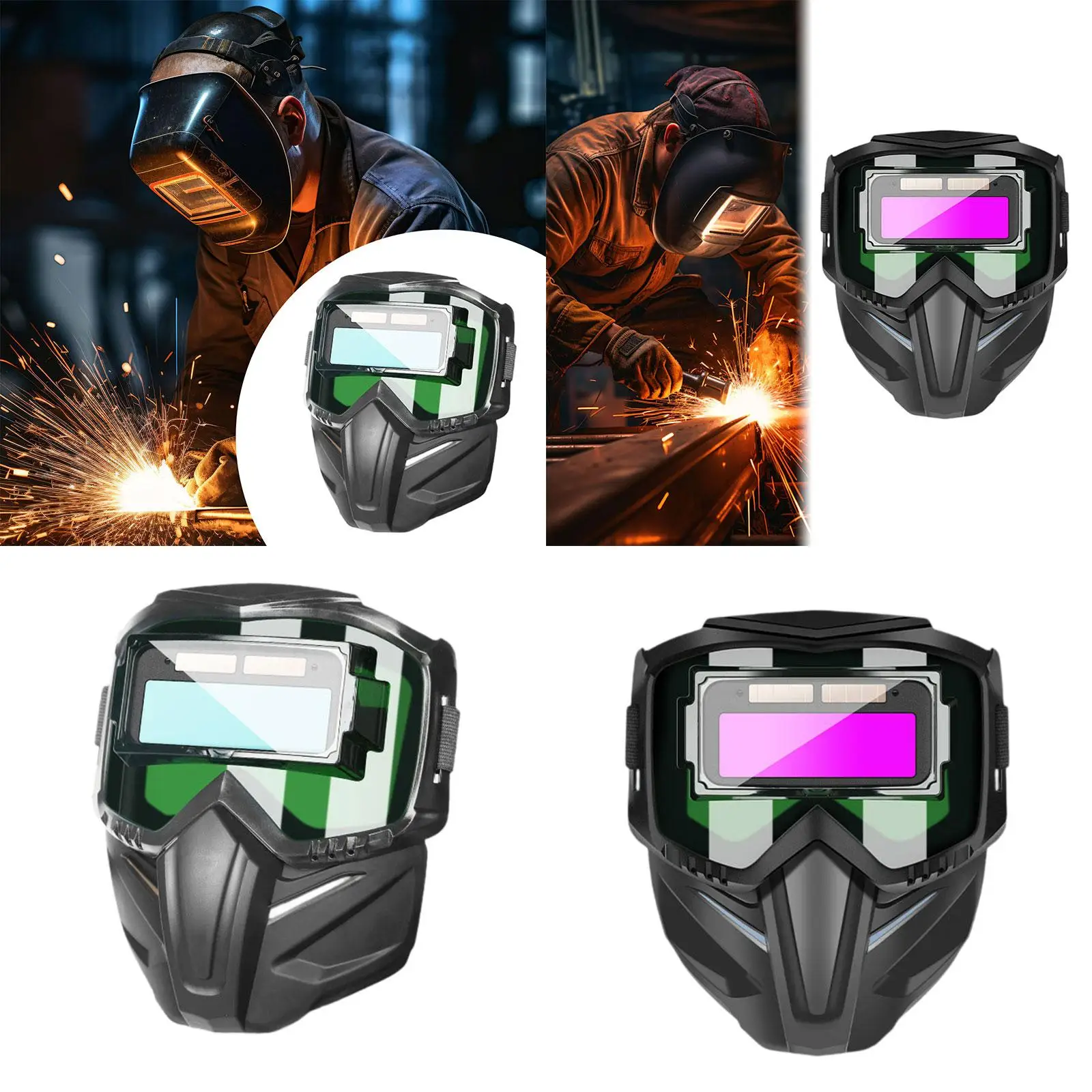 

Welding Cover Detachable Protect Premium Welding Panel Darkening Protection Comfortable Welder Cover Welder Hood Protector Cover