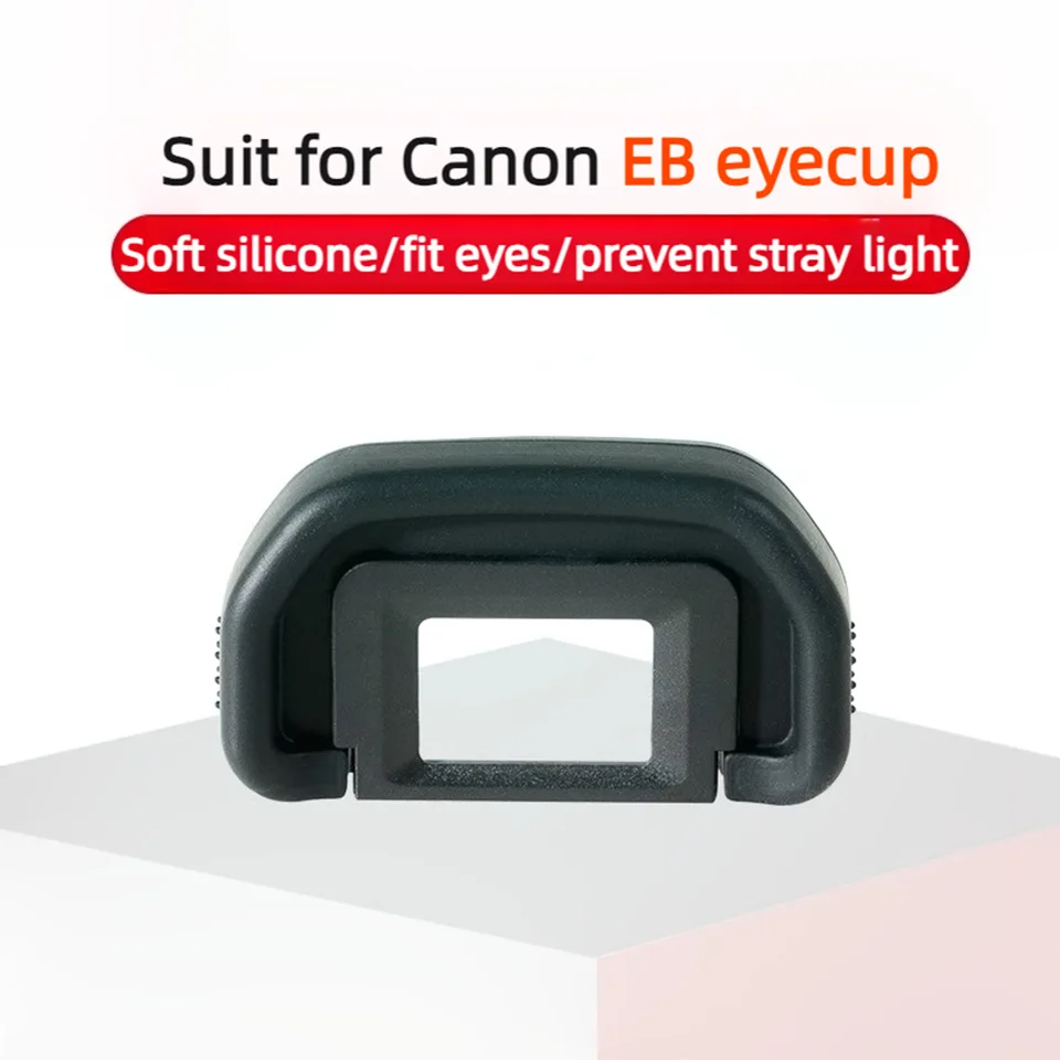 EB Soft Rubber Eye Cup Eyepiece Eyecup Viewfinder for Canon EOS 90D 80D 70D 60D 50D 40D 30D 20D 5D 6D Mark II Camera Accessories