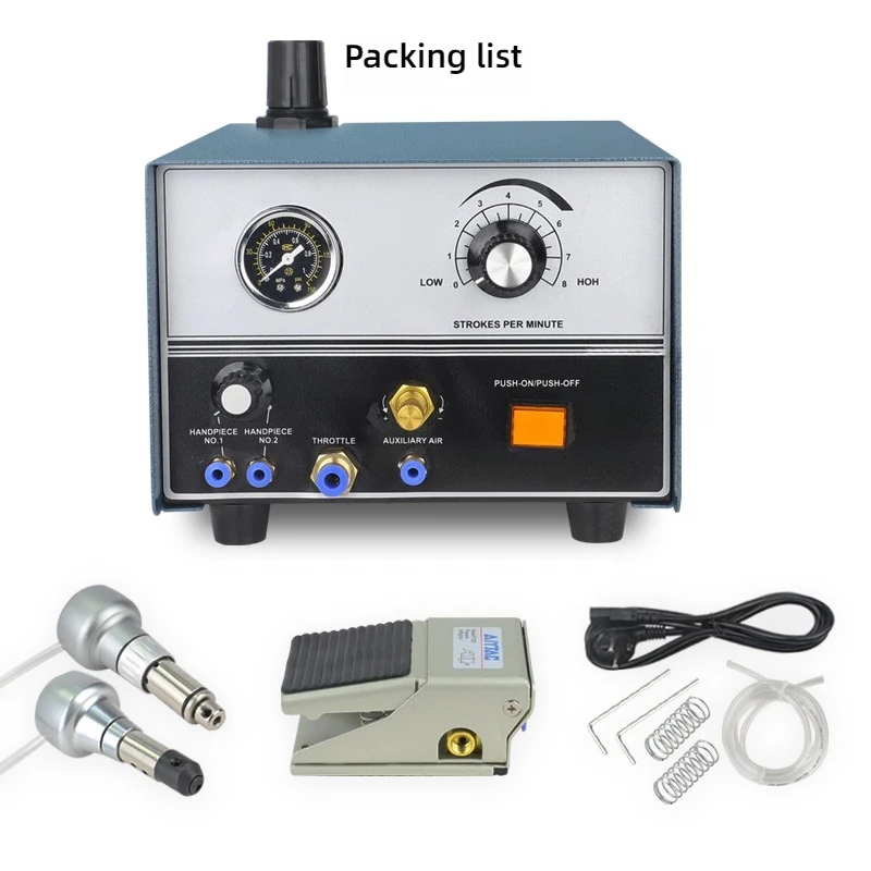 E03 Pneumatic Impact Engraving Machine, Graver Mate Jewelry Engraver Single Head