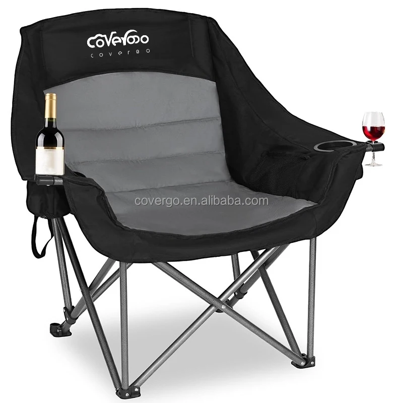 

High Quality Folding Hiking Chair Oversized Camping Hiking Chair Saucer Cotton Camping Moon Chair