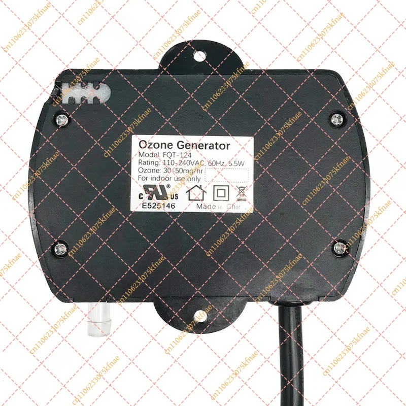 FQT-124 50mg Ozone Generator, UL Certified Ozonator for Hot Tub, Spa & Water Treatment