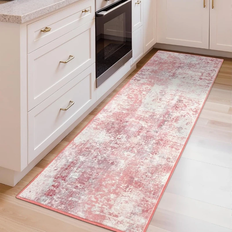 Corridor Carpet Hallway Rug Non-slip Machine Washable Floor Mat Retro Bohemian Carpets Long Kitchen Runner Rugs Home Decor Mats