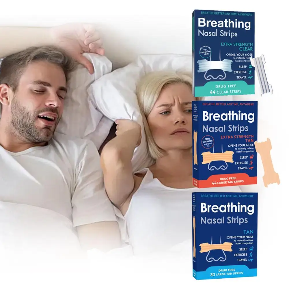 شرائط الأنف للتنفس الصحيحة، قوة إضافية، شريط الأنف الرياضي، أفضل النوم، خالي من المخدرات، حل الشخير واقماع الأنف الفوري