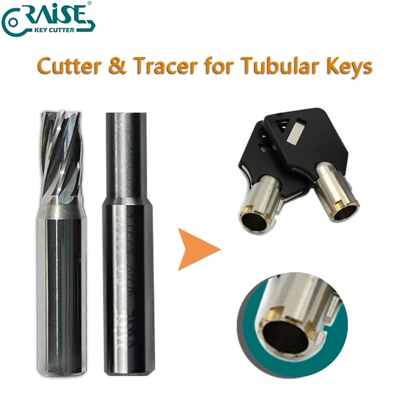 7.8 Mm Tubular Computerized Key Cutting Machine Cutter – Portable Plum Key Copier For Locksmiths