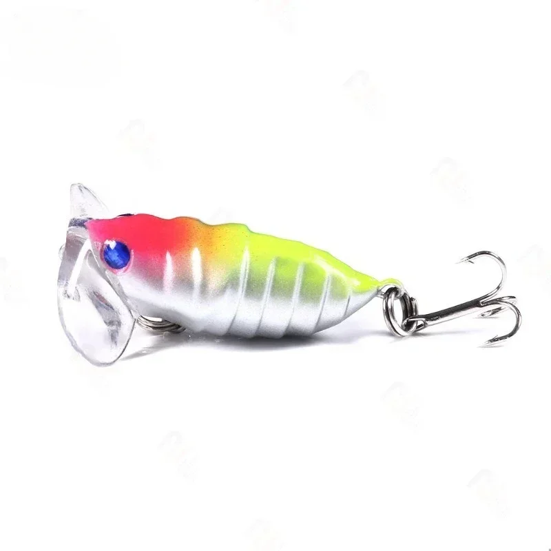 Floating Bionic Bait for Fishing, Artificial Wobblers, Colorful Insect, Fake Lures, Fishing Tackle, 4cm Length, 4.4g, 1Pc