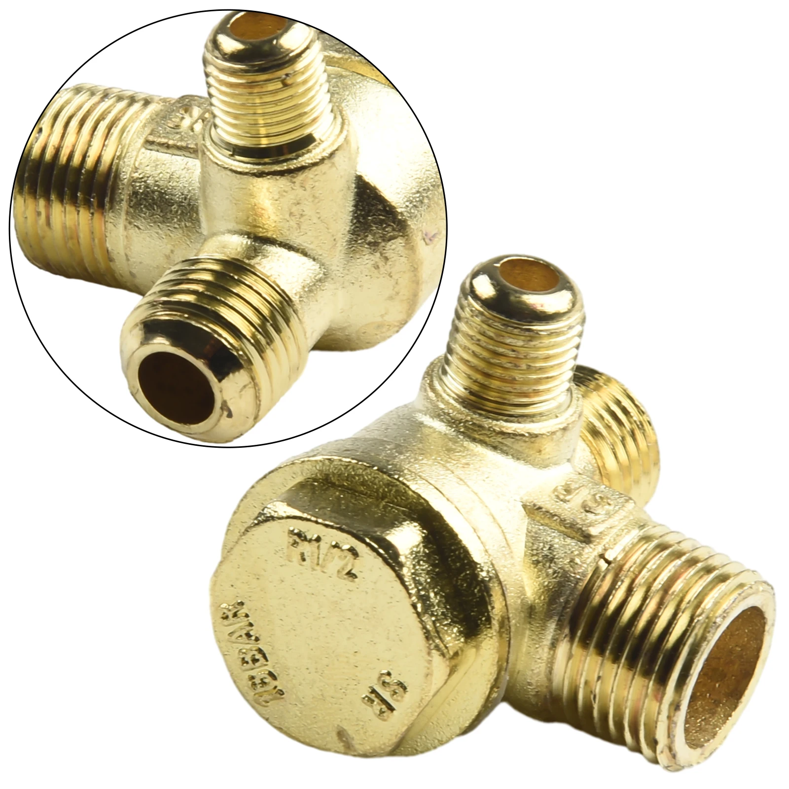 Zinc One-way Valve Solenoid Valve Bleed Check Valve Components Cut-off Fits Air Compressor Machine Mute Oil-free Hot Sale 2025