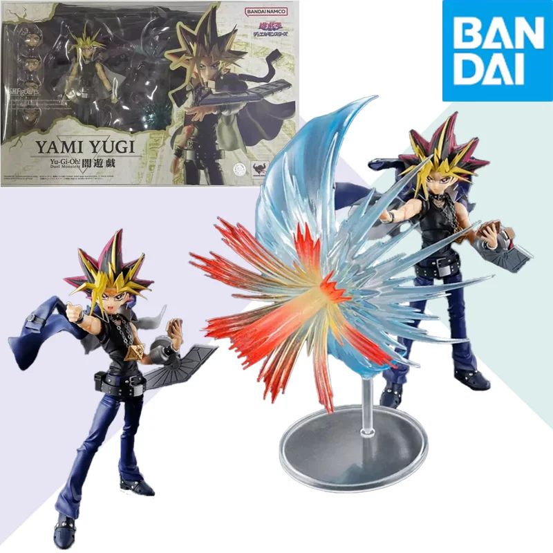 

Оригинальная фигурка BANDAI S.H.Figuarts YAMI YUGI Yu-Gi-Oh! Коллекционные фигурки Duel Monsters: Аниме-персонажи, подвижные модели, игрушки, подарки на праздники