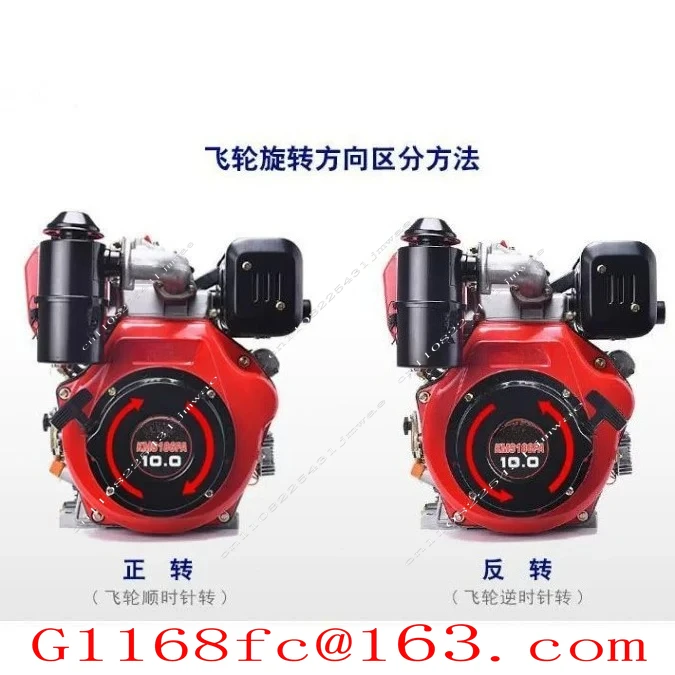 Micro Tiller Accessories Single Cylinder Air Cooling 186 188 173F Start Motor, Modified Electric Start Full Set