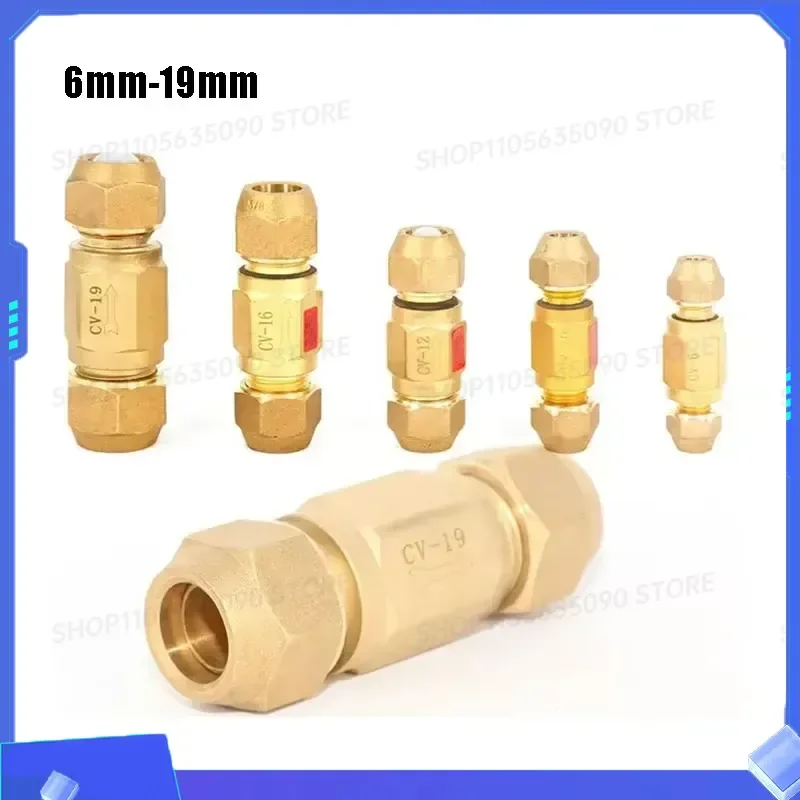 for Air Conditioning Check Valve Cold Storage Unit Heat Pumps Piston Check Valve Refrigerating Plant Threaded 1/4 1/2 3/4 5/8