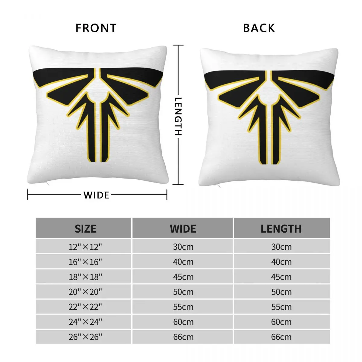 Last Of Us Part II Firefly Light Eroded Square Pillowcase Pillow Cover Cushion Zip Decorative Throw Pillow for Home Bedroom