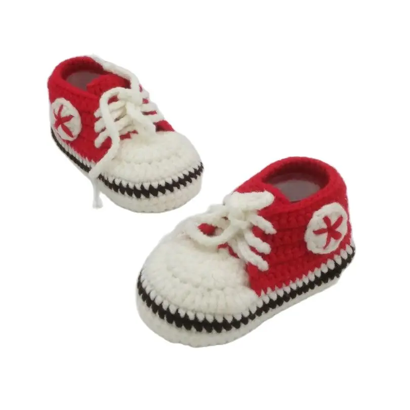 Chaussures en laine faites à la main pour bébés, cadeaux pour tout-petits 0-6M 6-12M, premiers marcheurs