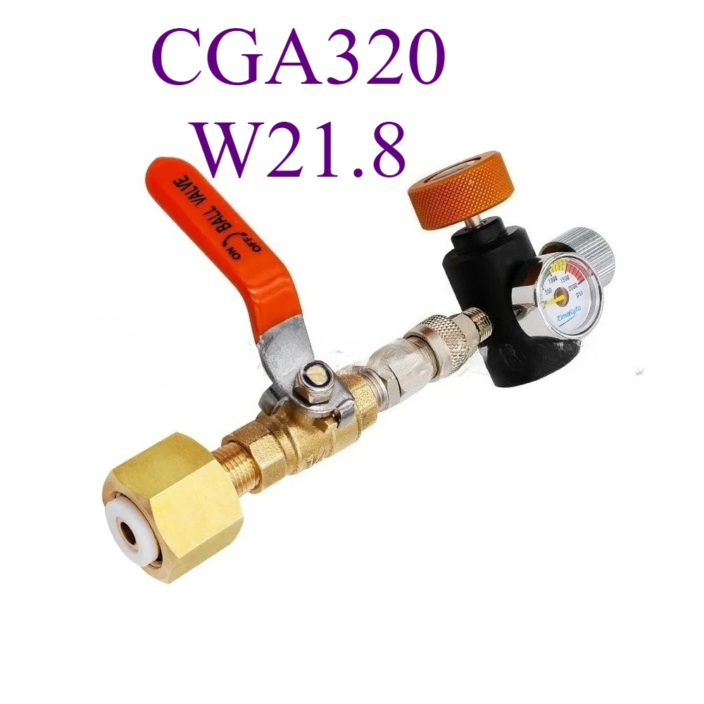 

Sodastream DUO/Terra/Art CO2 Adapter - No Gauge Charging Valve for Home Soda Makers