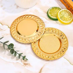 2Pcs European Fruit Plate Living Room Home Coffee Table Tea Snacks Dried Fruit Snack Dishes Storage Tray