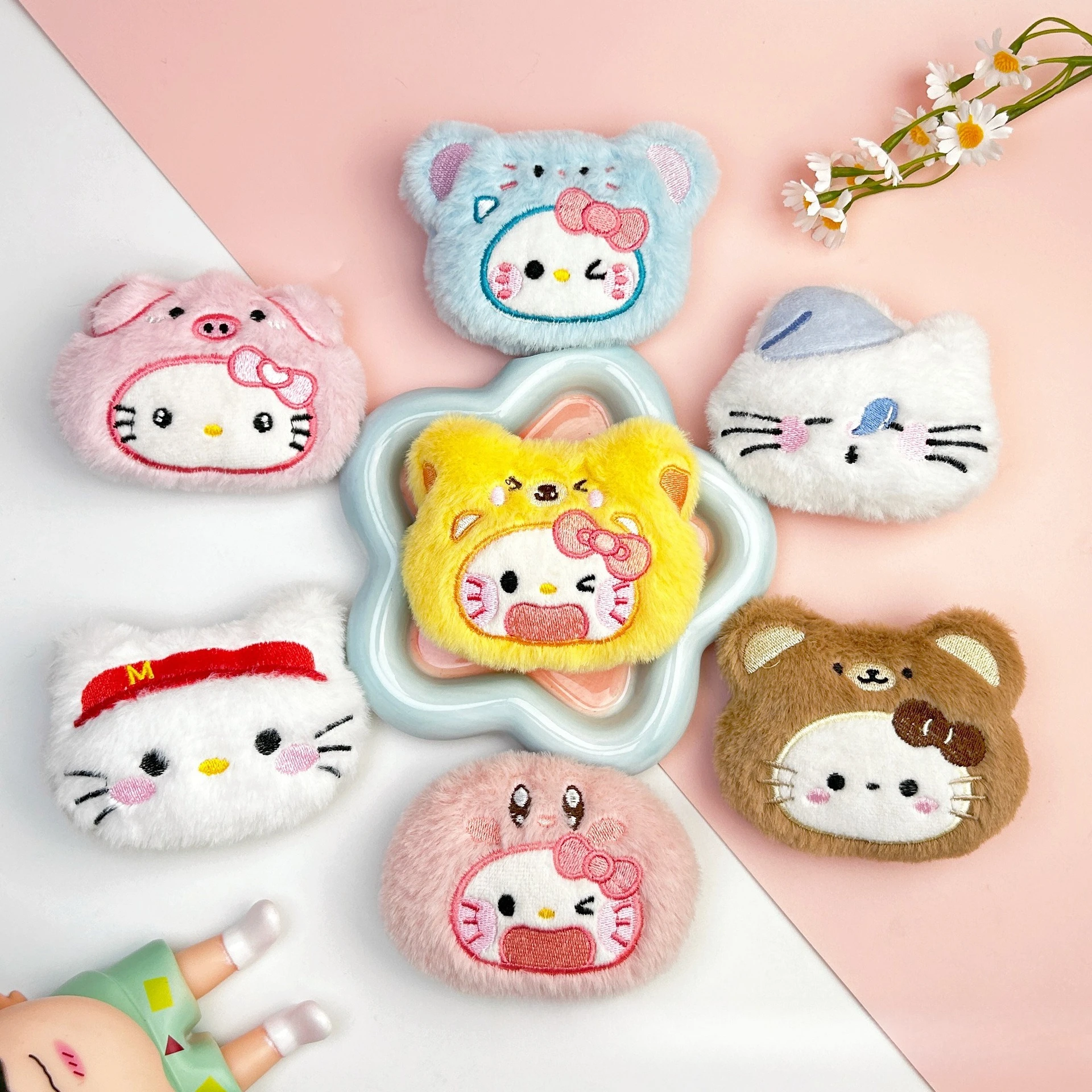 

Kawaii аниме «Hello Kitty», плюшевый брелок «сделай сам», рюкзак, милый кулон, украшения, аксессуары, мягкие креативные мягкие куклы, игрушки, подарки