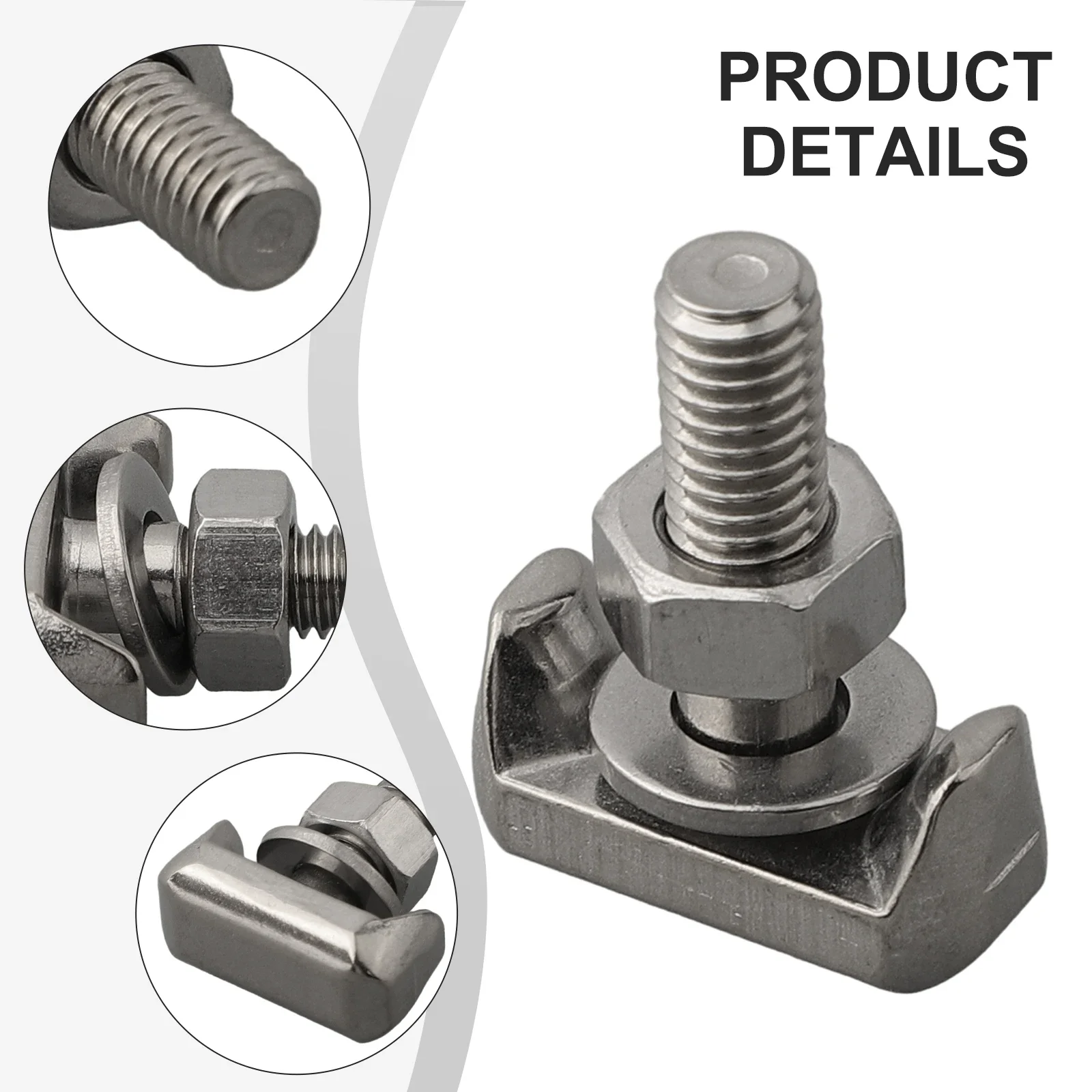 Accessories T Bolt Screw Engineering Long Lasting Performance Stainless Steel Terminal Versatile Craftsmanship