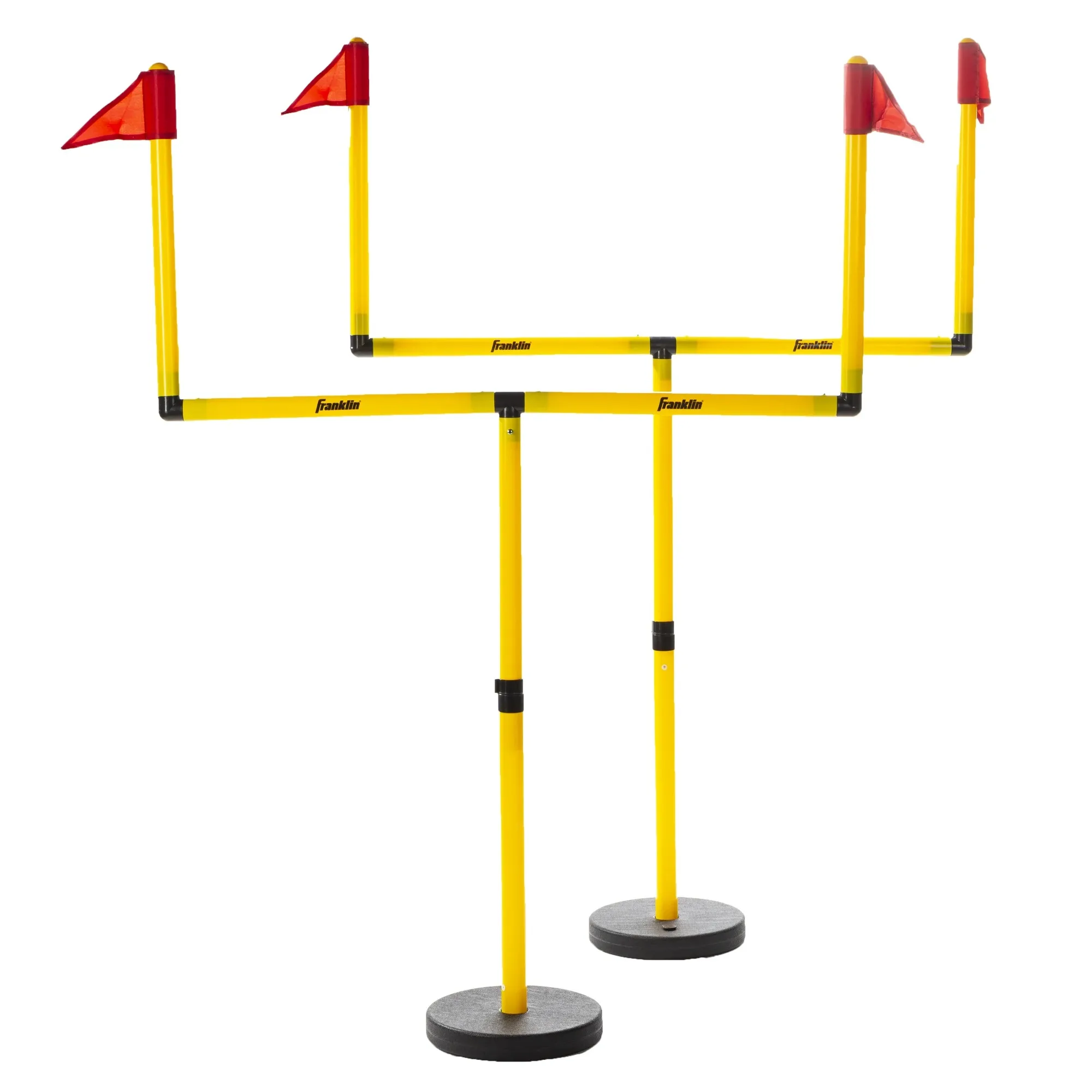 

2 Goal Adjustable Football Post Set.