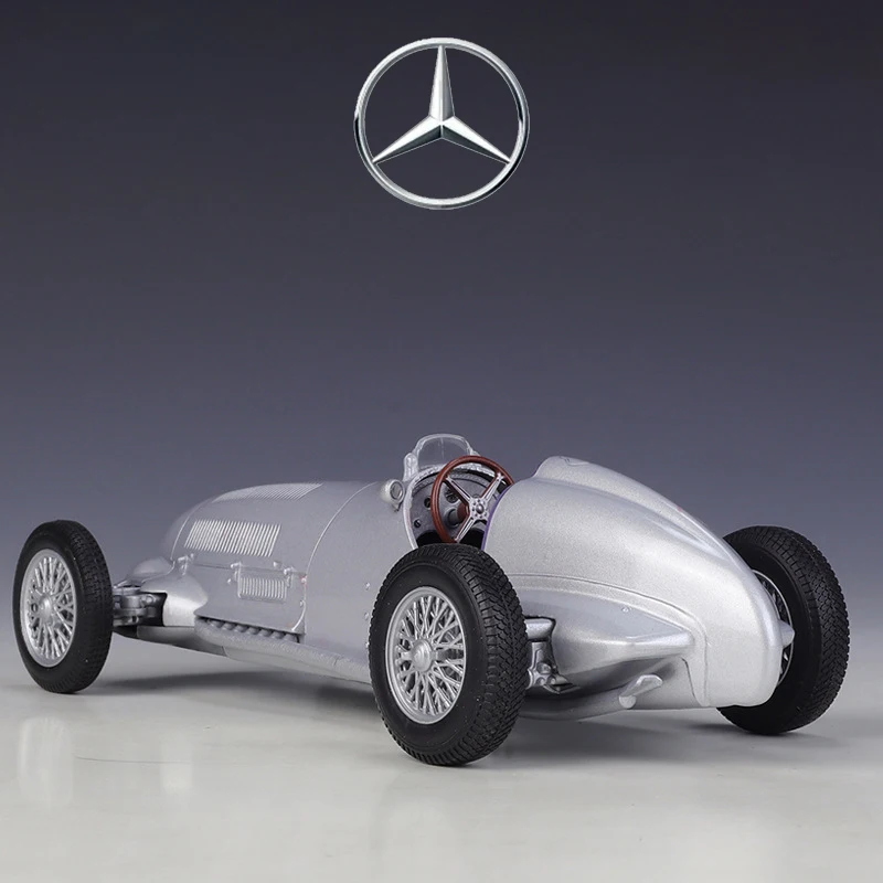 WELLY 1:24 Mercedes-Benz W125 1937 Alloy Car Diecasts Toy Vehicles Model Miniature Scale Model Car Collectibles Childrens Gift