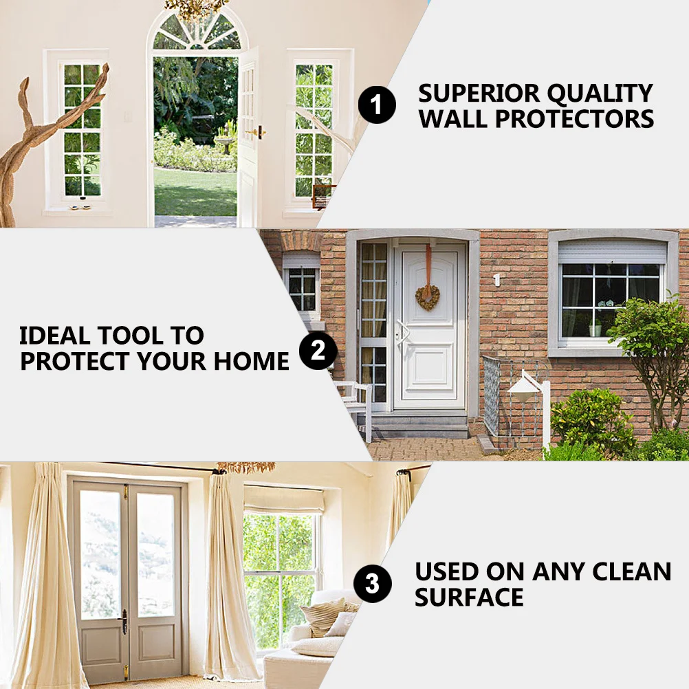 

6Pcs Wall Protector Pad Self Adhesive Door Stopper Furniture Bumpers Silent Protection Cushions for Walls