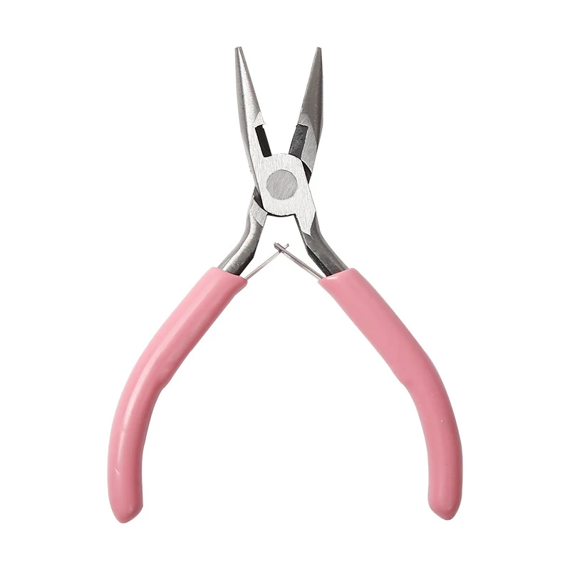 3PCS Pink Pointed Jewelry Pliers Diagonal Pliers DIY Handmade Small Tool Set  Jewelry Making Wire Wrapping Hand Tools Repair